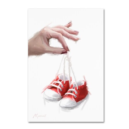 Trademark Fine Art The Macneil Studio 'Baby Red Booties' Canvas Art, 22x32 ALI09621-C2232GG